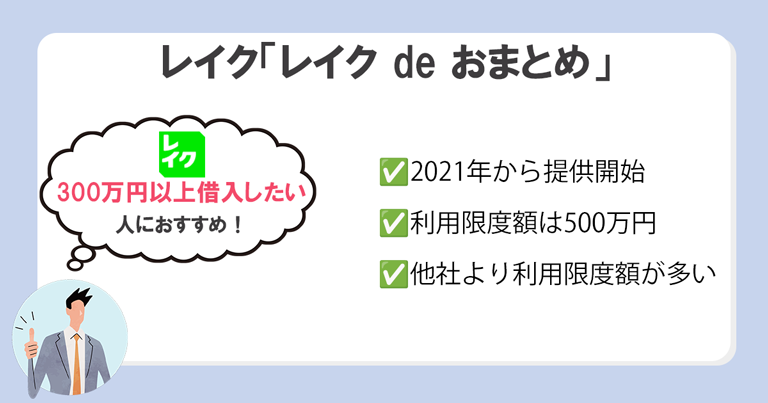 レイク「レイク de おまとめ」