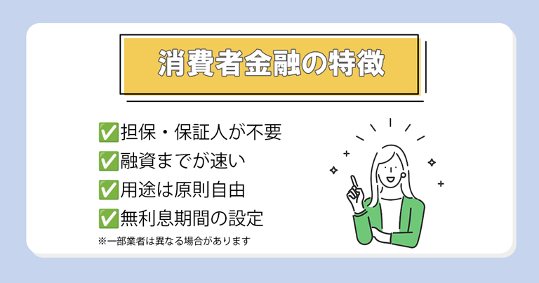 消費者金融の特徴