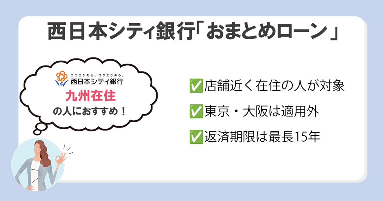 西日本シティ銀行「おまとめローン」