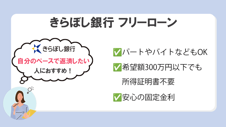 きらぼし銀行 フリーローン