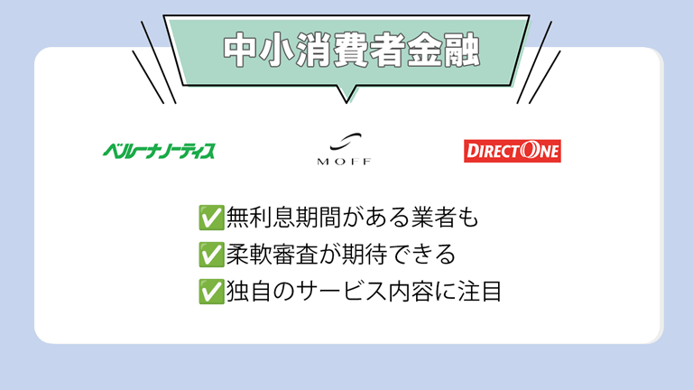 【大手の審査に落ちたら検討したい】中小消費者金融の比較おすすめランキング